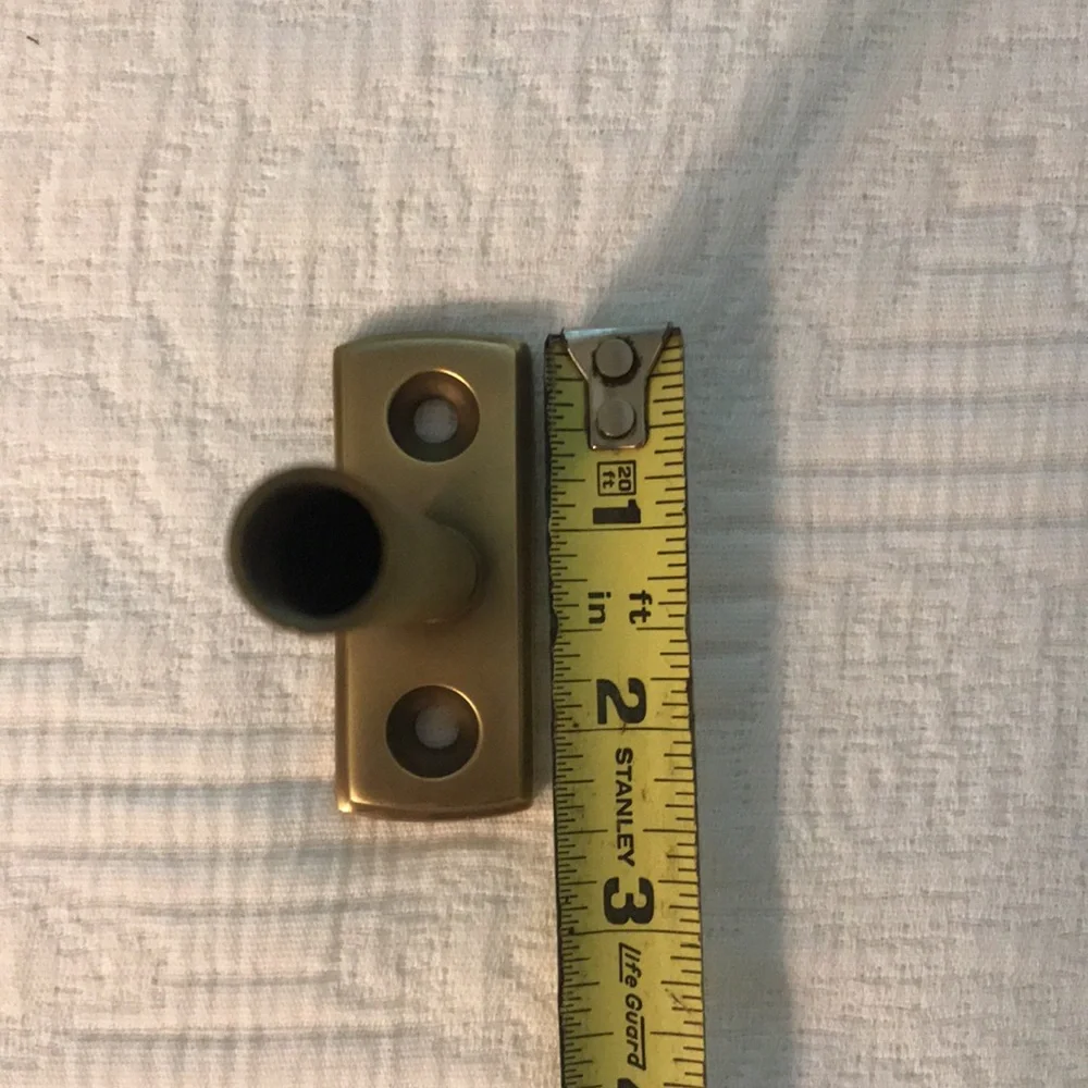 New Pair Restoration Hardware Drapery Finials Tie Backs in Antique Brass